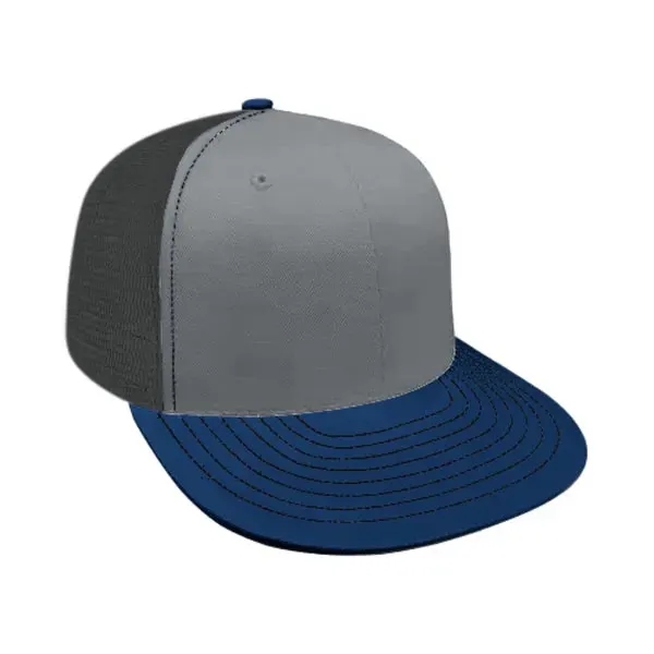 Order Custom Lowstyle Structured, Velcro Strap, Brushed Twill/Mesh Baseball Caps Union... from ASI 73775 Unionwear