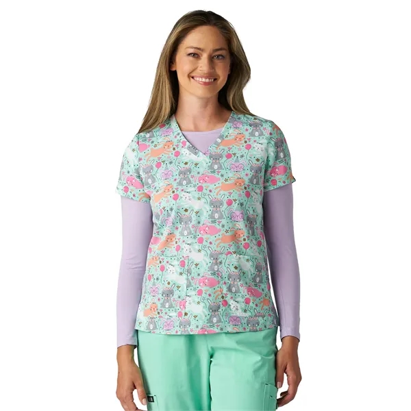 Artist Series - Women's Two-Pocket Print Top... from ASI 86018 Scrub Authority