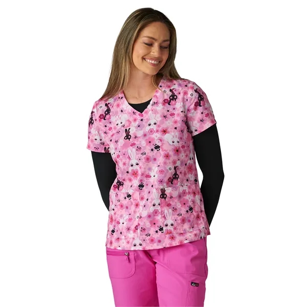 Artist Series - Women's Two-Pocket Print Top... from ASI 86018 Scrub Authority