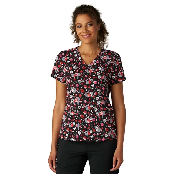 Artist Series - Women's Two-Pocket Print Top... from ASI 86018 Scrub Authority