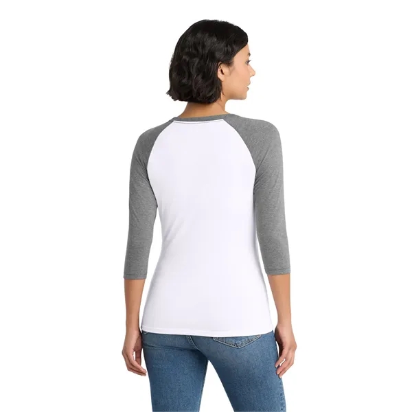 District Women's Perfect Tri 3/4-Sleeve Raglan.... from ASI 84863 SanMar