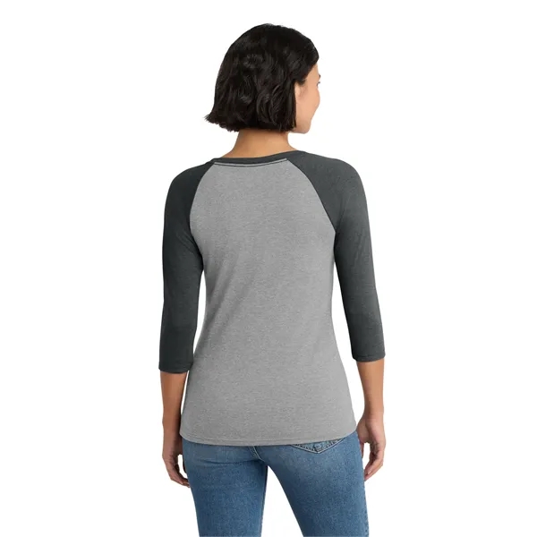 District Women's Perfect Tri 3/4-Sleeve Raglan.... from ASI 84863 SanMar