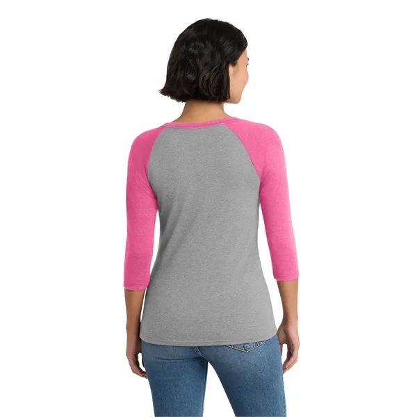 District Women's Perfect Tri 3/4-Sleeve Raglan.... from ASI 84863 SanMar