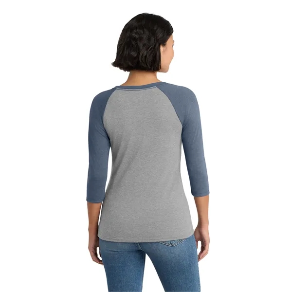 District Women's Perfect Tri 3/4-Sleeve Raglan.... from ASI 84863 SanMar