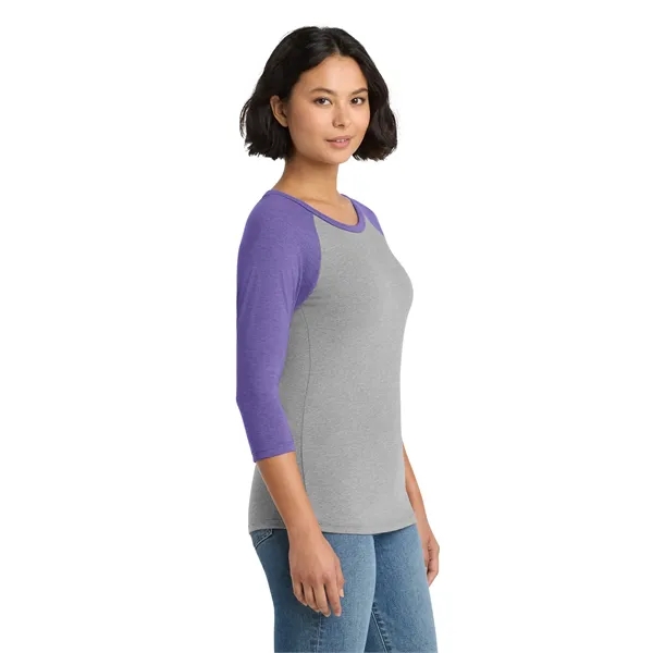 District Women's Perfect Tri 3/4-Sleeve Raglan.... from ASI 84863 SanMar