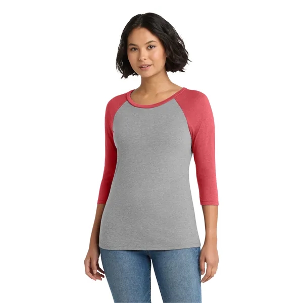 District Women's Perfect Tri 3/4-Sleeve Raglan.... from ASI 84863 SanMar