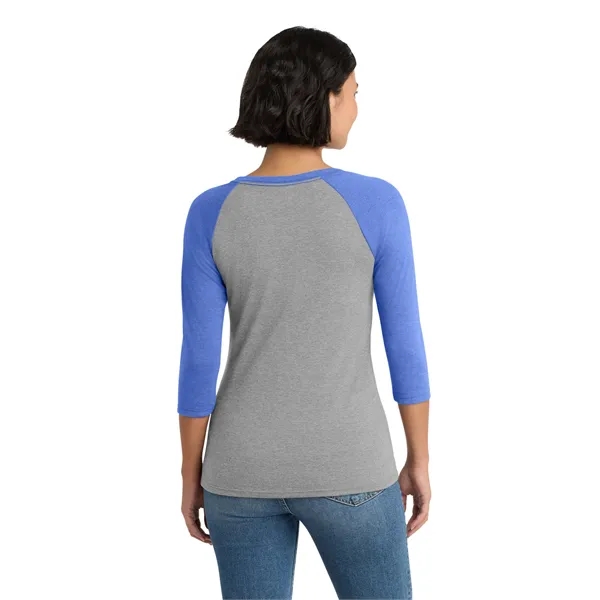 District Women's Perfect Tri 3/4-Sleeve Raglan.... from ASI 84863 SanMar