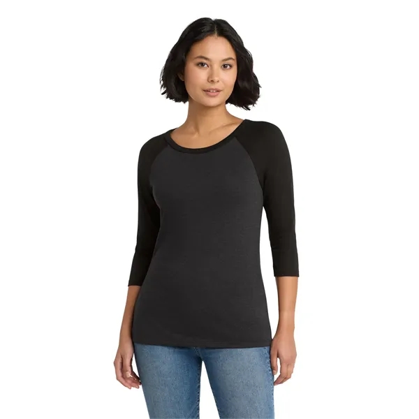 District Women's Perfect Tri 3/4-Sleeve Raglan.... from ASI 84863 SanMar