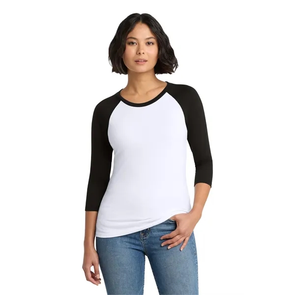 District Women's Perfect Tri 3/4-Sleeve Raglan.... from ASI 84863 SanMar
