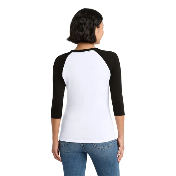 District Women's Perfect Tri 3/4-Sleeve Raglan.... from ASI 84863 SanMar
