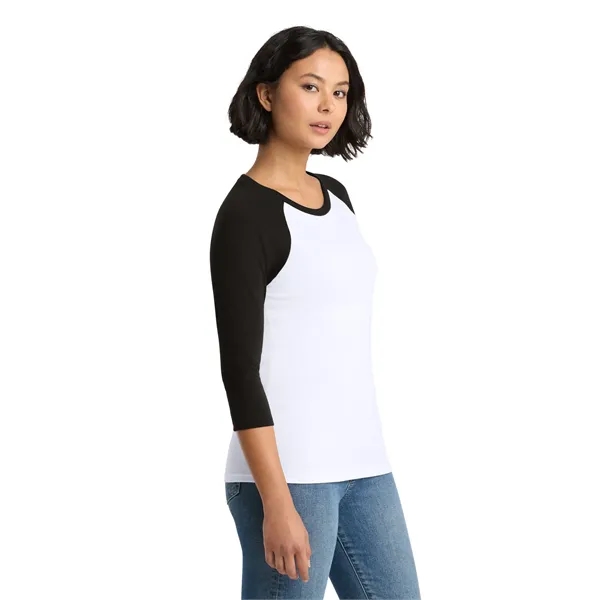 District Women's Perfect Tri 3/4-Sleeve Raglan.... from ASI 84863 SanMar
