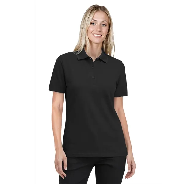 Blue Generation - Women's Pocketless Ultra-Lux Polo... from ASI 86018 Scrub Authority