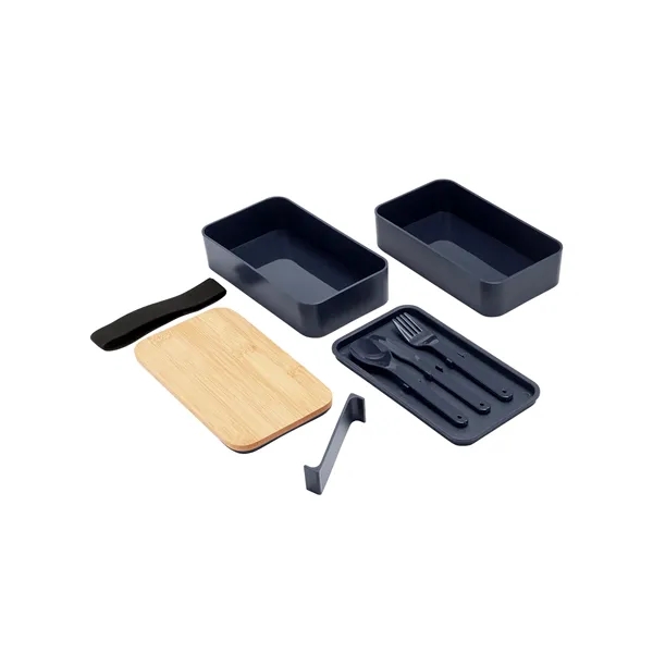 Bamboo Stackable Bento Box... from ASI 79530 Prime Line
