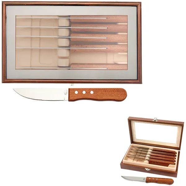 Niagara Cutlery™ Rosewood 6-Piece Steak Knife Set... from ASI 89320 Starline USA Inc