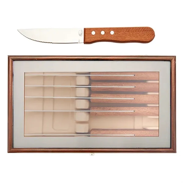 Niagara Cutlery™ Rosewood 6-Piece Steak Knife Set... from ASI 89320 Starline USA Inc