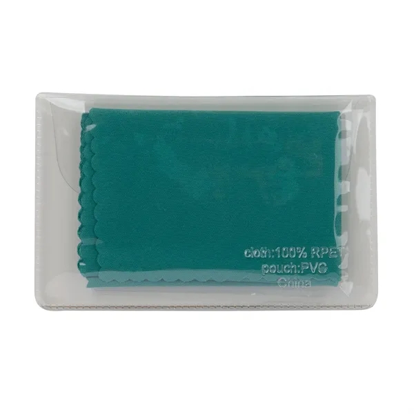 Maxwell Recycled (RPET) Cleaning Cloth... from ASI 67866 Logomark/Valumark