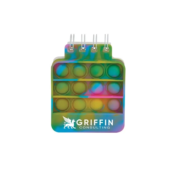 Dimple Silicone Push Pop Notebook... from ASI 67866 Logomark/Valumark