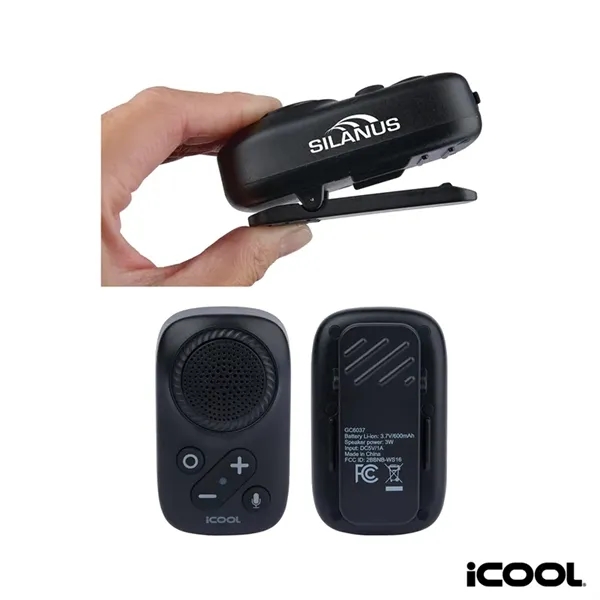 iCOOL® Ozzy IPX5 / 3W Wearable Wireless Speaker... from ASI 67866 Logomark/Valumark