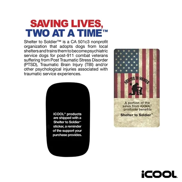 iCOOL® Ozzy IPX5 / 3W Wearable Wireless Speaker... from ASI 67866 Logomark/Valumark