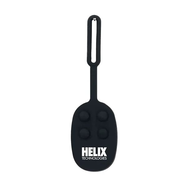 Momo Push Pop Silicone Luggage Tag... from ASI 67866 Logomark/Valumark