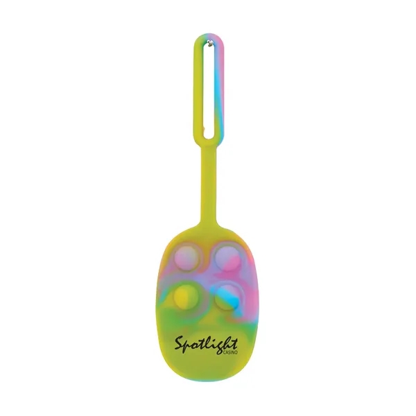 Momo Push Pop Silicone Luggage Tag... from ASI 67866 Logomark/Valumark