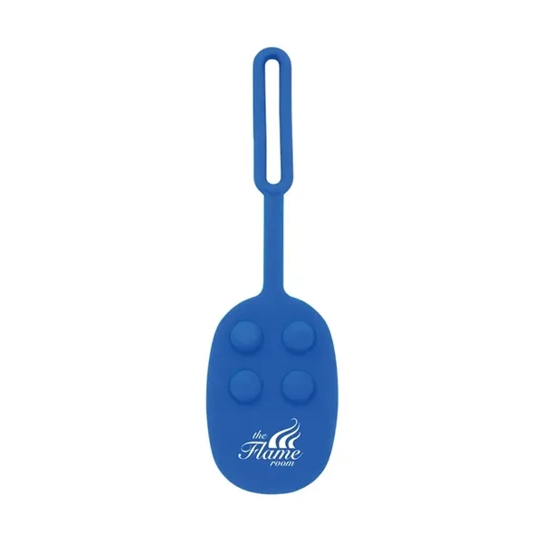 Momo Push Pop Silicone Luggage Tag... from ASI 67866 Logomark/Valumark