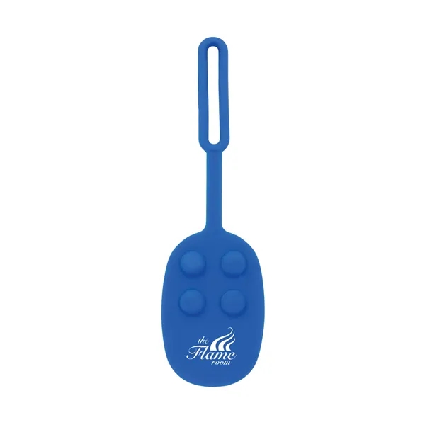 Momo Push Pop Silicone Luggage Tag... from ASI 67866 Logomark/Valumark