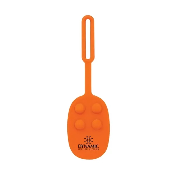 Momo Push Pop Silicone Luggage Tag... from ASI 67866 Logomark/Valumark