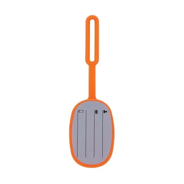 Momo Push Pop Silicone Luggage Tag... from ASI 67866 Logomark/Valumark