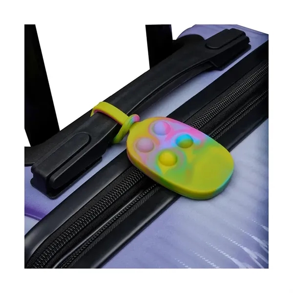 Momo Push Pop Silicone Luggage Tag... from ASI 67866 Logomark/Valumark