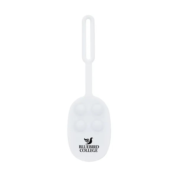 Momo Push Pop Silicone Luggage Tag... from ASI 67866 Logomark/Valumark