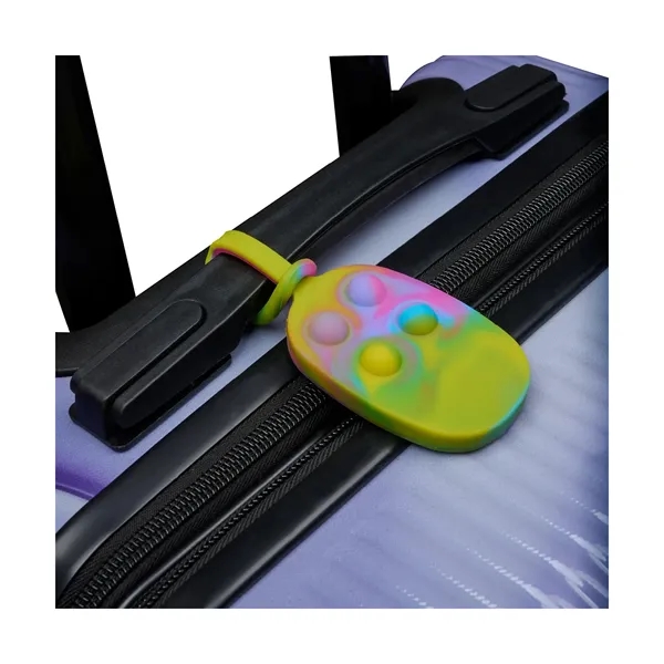 Momo Push Pop Silicone Luggage Tag... from ASI 67866 Logomark/Valumark