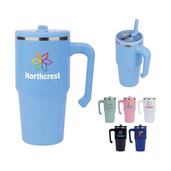 Nolan 20 oz. Double Wall Steel Vacuum Travel Mug... from ASI 67866 Logomark/Valumark