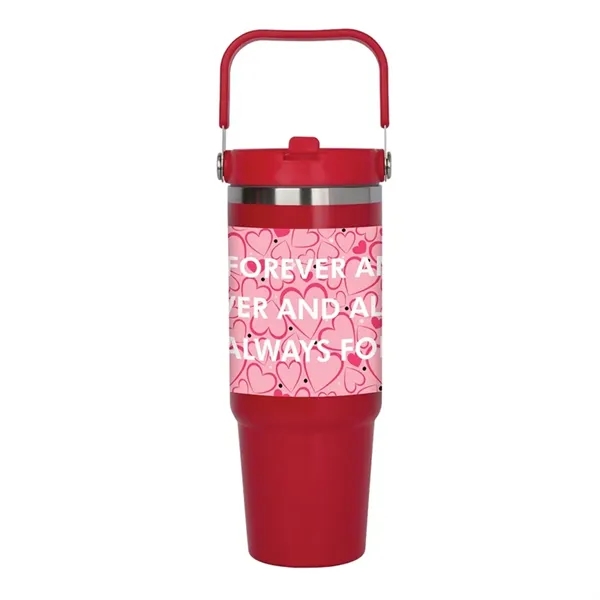 Nexo 30 oz. Recycled Double Wall Steel Travel Tumbler... from ASI 67866 Logomark/Valumark