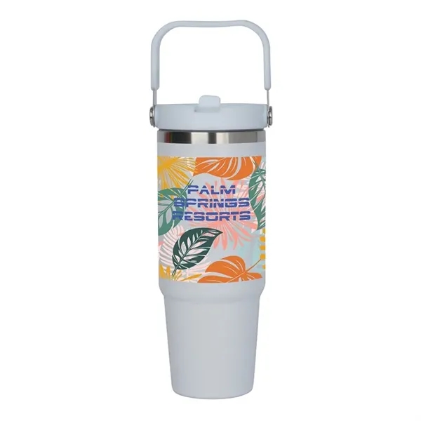Nexo 30 oz. Recycled Double Wall Steel Travel Tumbler... from ASI 67866 Logomark/Valumark