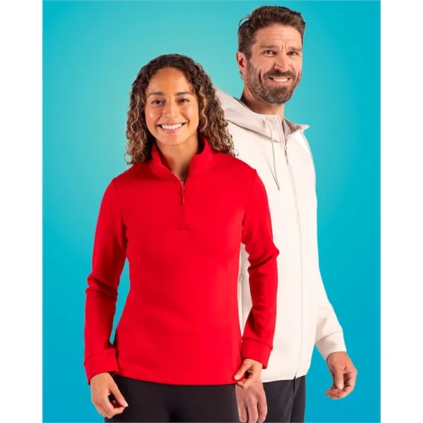 Clique Haven Recycled Womens Quarter Zip Pullover... from ASI 47965 Cutter & Buck