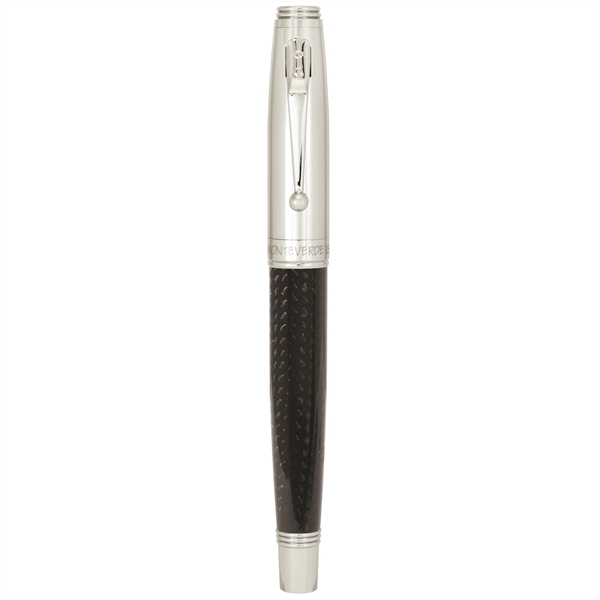 Exquisite chrome carbon fiber fountain pen.... from ASI 98760 Yafa Line, Inc. / MonteVerde®