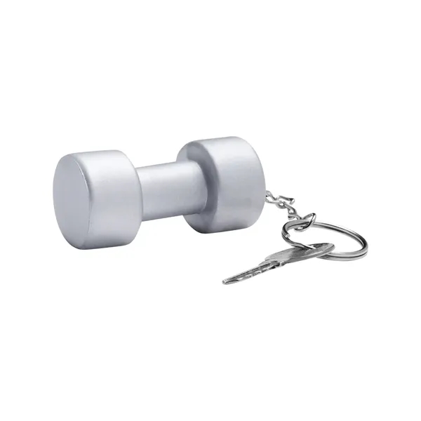 Dumbbell Shape Stress Ball Keychain... from ASI 79530 Prime Line