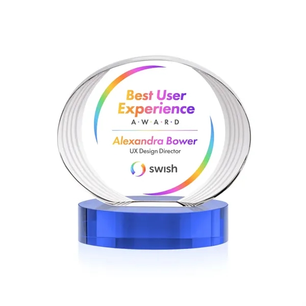 Sheraton VividPrint™ Award on Base - Sky Blue... from ASI 84592 St Regis Group / St Regis