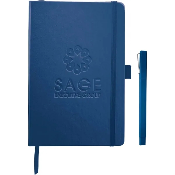 Hard-cover journal with elastic closure, ribbon page marker, 96 lined sheets,... from ASI 66887 PCNA / Leeds