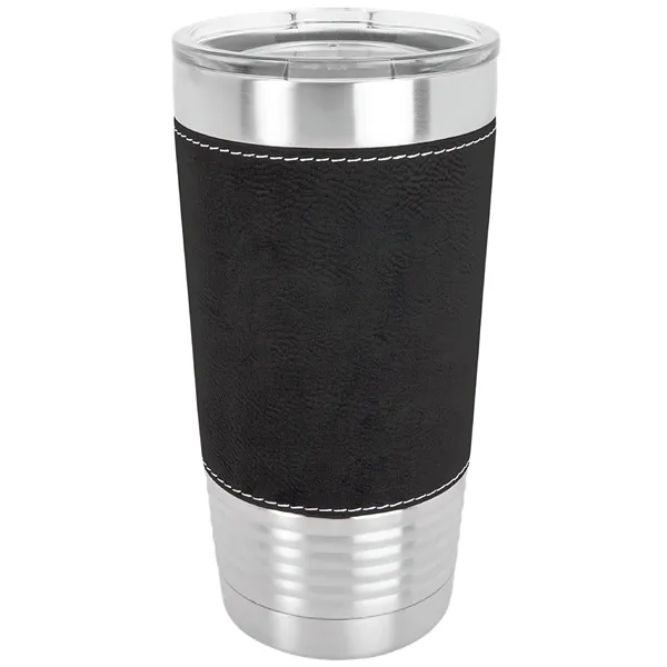 20 oz. stainless steel tumbler with double-wall vacuum insulation, clear lid... from ASI 74601 Calico
