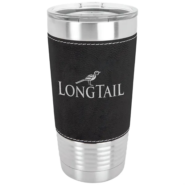 20 oz. stainless steel tumbler with double-wall vacuum insulation, clear lid... from ASI 74601 Calico