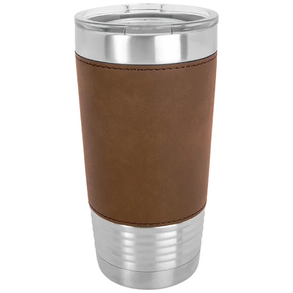 20 oz. stainless steel tumbler with double-wall vacuum insulation, clear lid... from ASI 74601 Calico