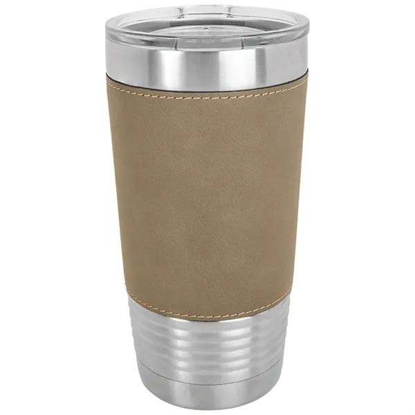 20 oz. stainless steel tumbler with double-wall vacuum insulation, clear lid... from ASI 74601 Calico