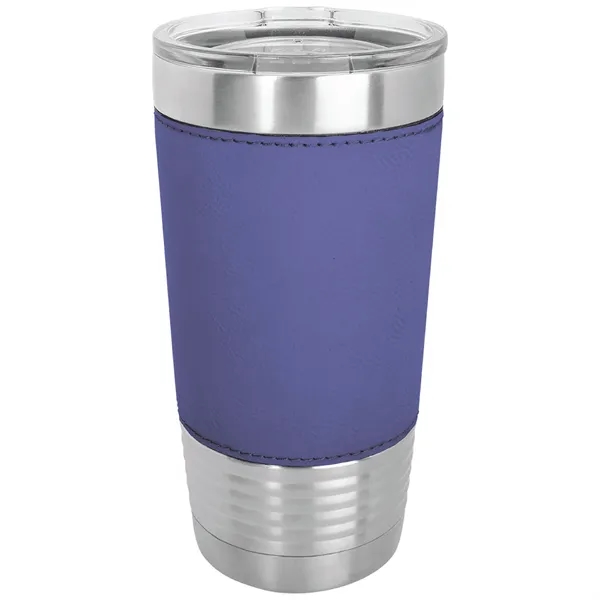 20 oz. stainless steel tumbler with double-wall vacuum insulation, clear lid... from ASI 74601 Calico