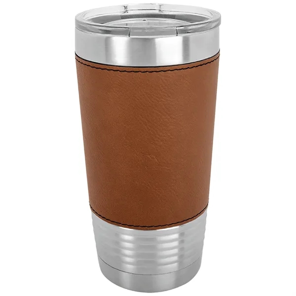 20 oz. stainless steel tumbler with double-wall vacuum insulation, clear lid... from ASI 74601 Calico