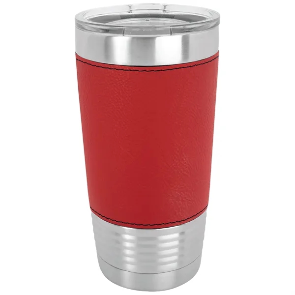 20 oz. stainless steel tumbler with double-wall vacuum insulation, clear lid... from ASI 74601 Calico