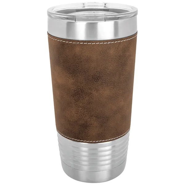 20 oz. stainless steel tumbler with double-wall vacuum insulation, clear lid... from ASI 74601 Calico