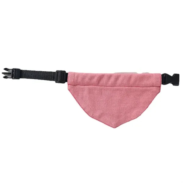 Adjustable pet bandana collar with logo imprint area for branded promotions.... from ASI 72657 Active Life Promo / Active Life