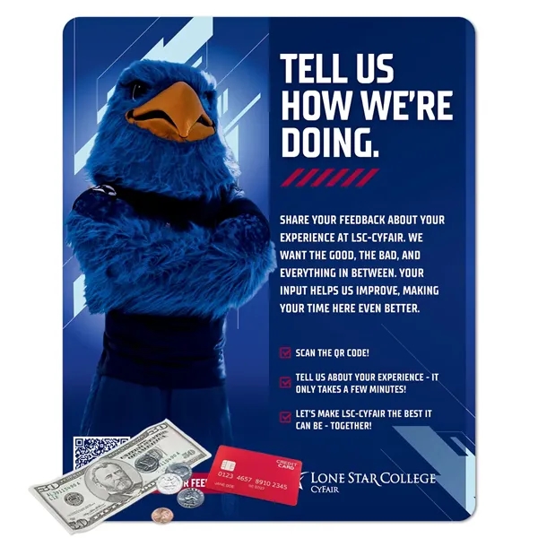 9" x 11" x 1/16" - Heavy Duty Fabric Counter Mat... from ASI 49716 Digispec & CounterPoint / COUNTERPOINT®